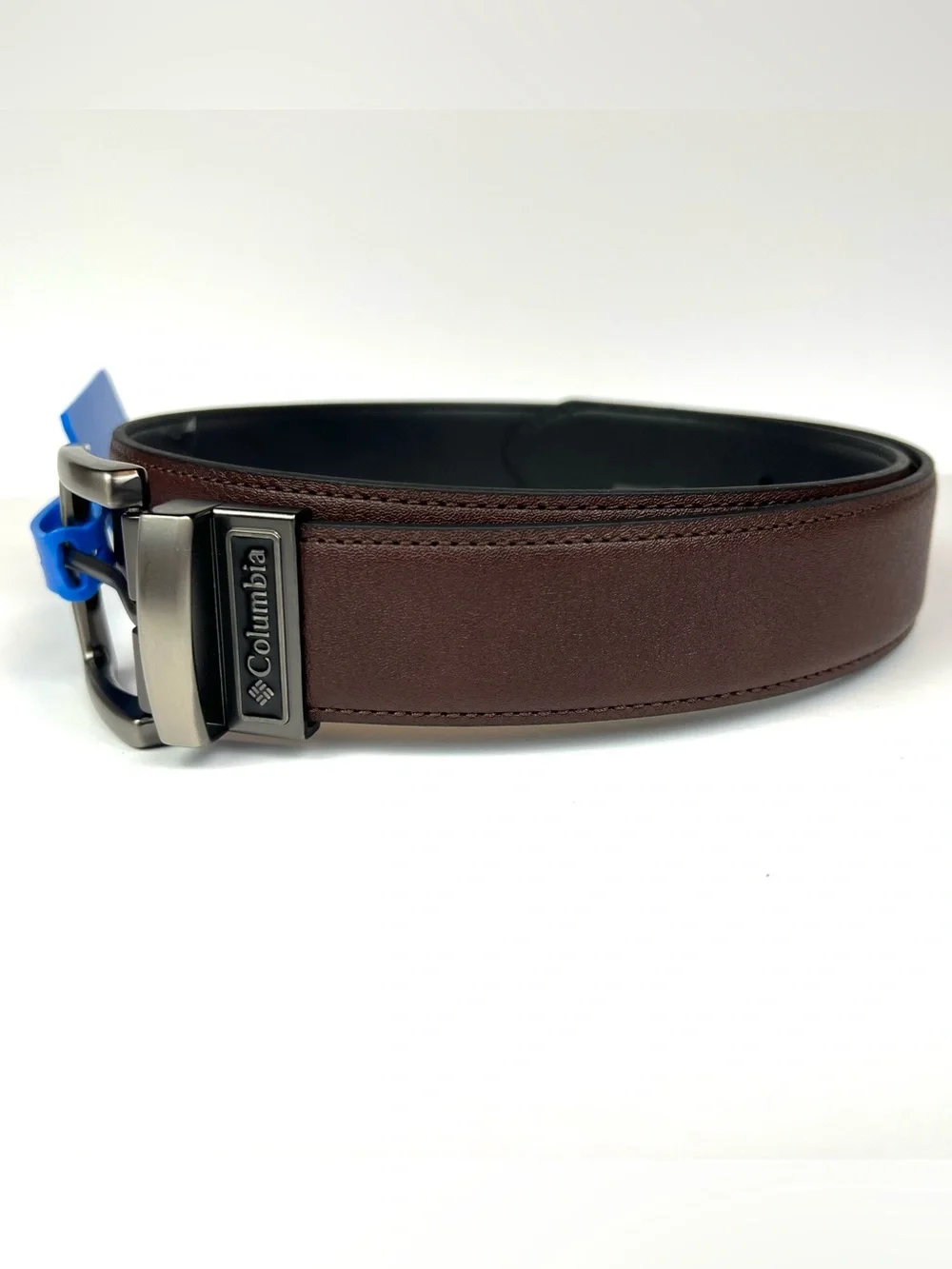 Columbia Belt Reversible Men's Size S 30-32 Synthetic Leather Brown / Black